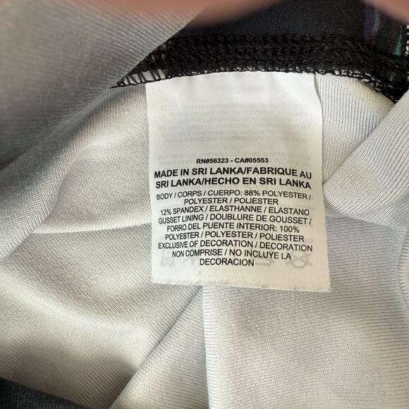 Nike Dri-Fit Legend Pant Womens Small Gray Geometric Athletic Leggings Running - Picture 7 of 13